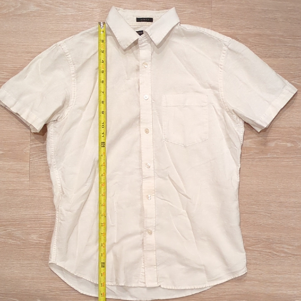 Banana Republic Men's White Button Down Shirt